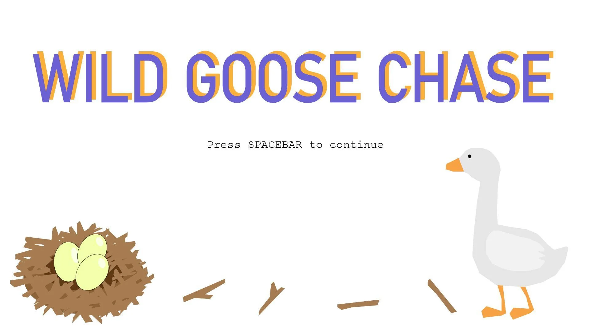 Wild Goose Chase (jtowell) (itch) Wild Goose Chase (jtowell) (itch)