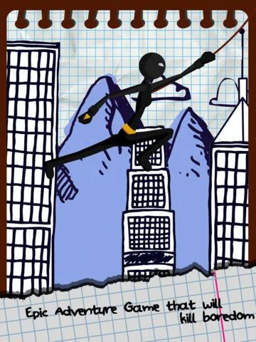 A Superhero Stickman Adventure - Swinging n Flying Through The City Streets A Superhero Stickman Adventure - Swinging n Flying Through The City Streets