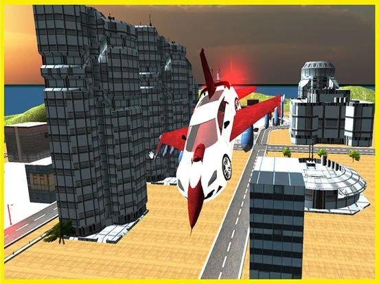 Futuristic F16 Flying Car Free Simulator – Jet fighter Car Air Stunts Futuristic F16 Flying Car Free Simulator – Jet fighter Car Air Stunts