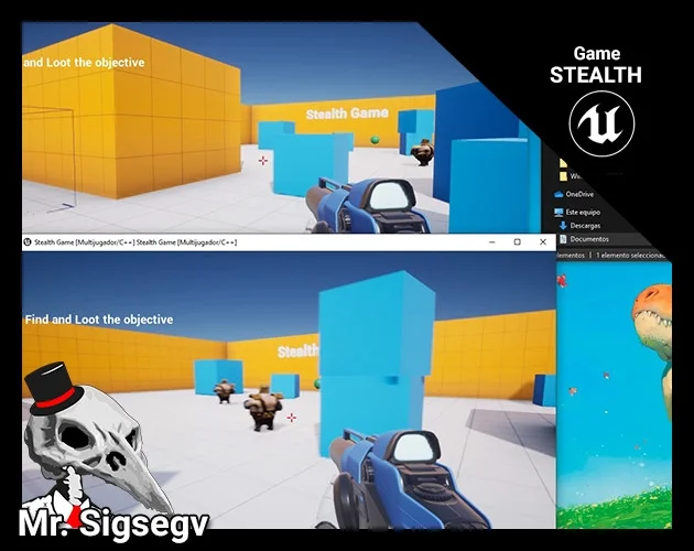 Stealth Game: Multiplayer/C++/Blueprints (itch) Stealth Game: Multiplayer/C++/Blueprints (itch)