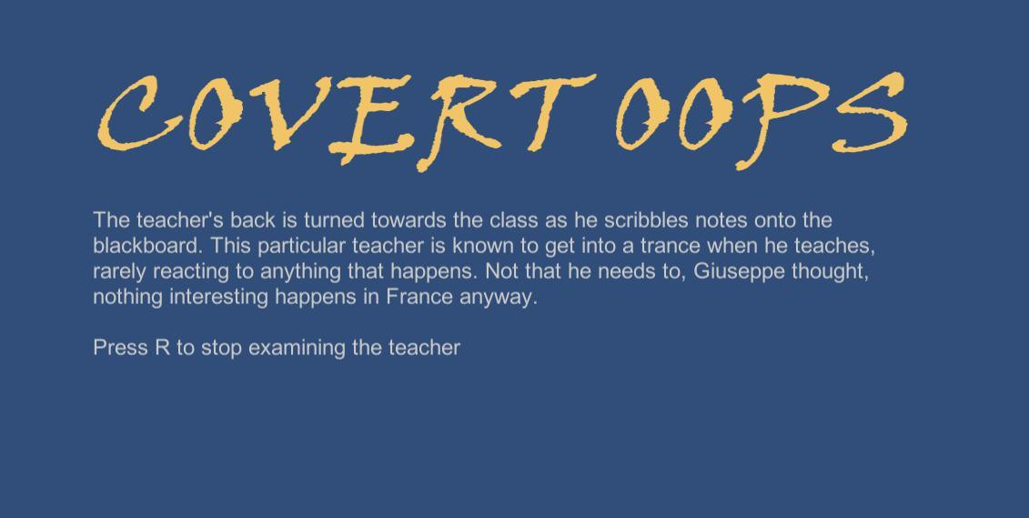 Covert Oops (itch) Covert Oops (itch)