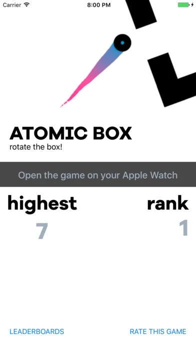 AtomicBox Arcade, game for Watch