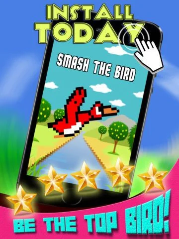 Smash The Bird - Endless Adventure Retro 8-Bit Game FREE Smash The Bird - Endless Adventure Retro 8-Bit Game FREE