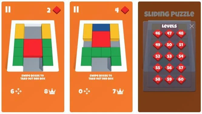 Move the Box: Sliding Puzzle (itch)
