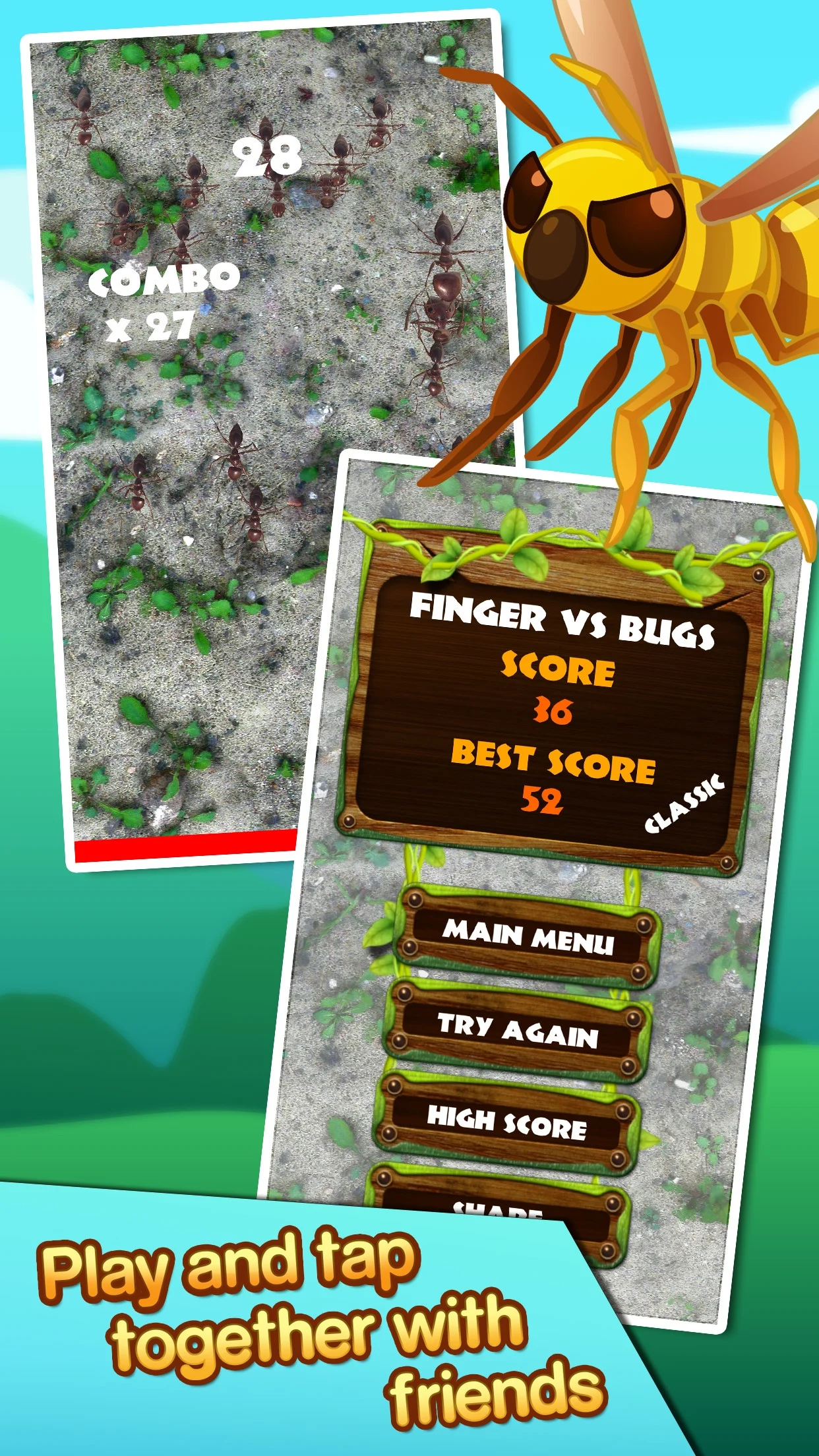Рецензии Finger vs bugs