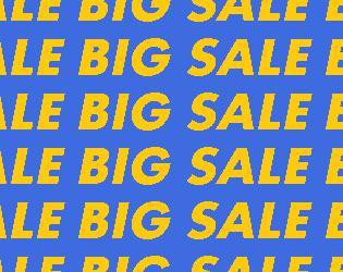 GOTTA GET TO THE BIG SALE! (itch)