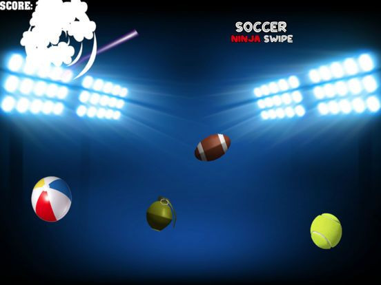 Soccer Ninja Knife Swipe