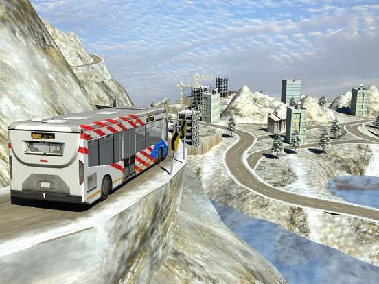 Bus Driver Parking Zigzag Road