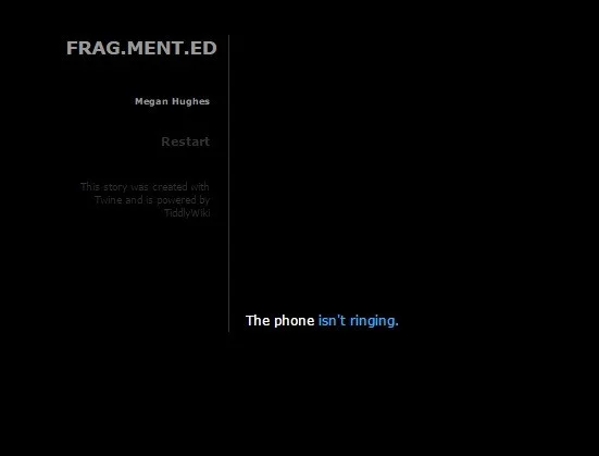 Рецензии FRAG.MENT.ED (itch)