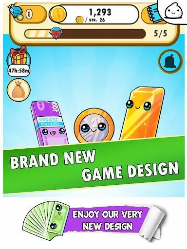 Money Evolution - Idle Cute Clicker Game Kawaii Money Evolution - Idle Cute Clicker Game Kawaii