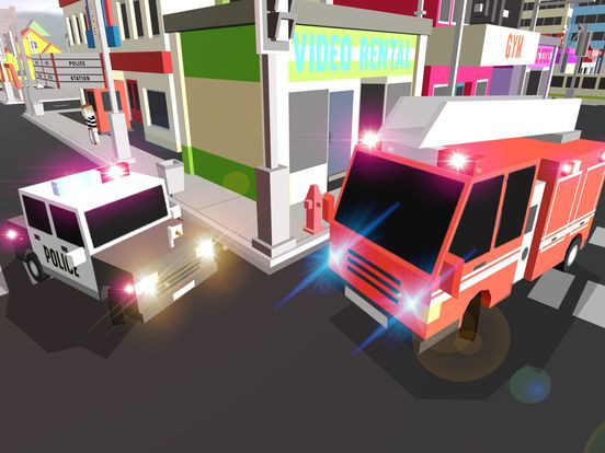 Новости о Blocky Fire Truck & Ambulance