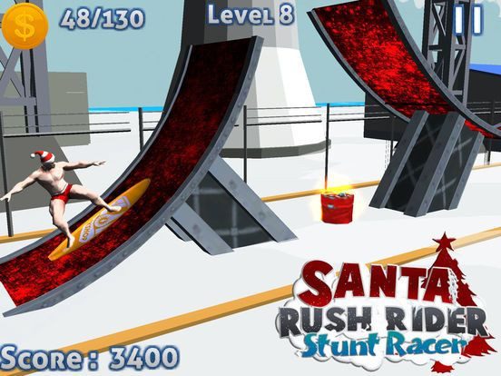 Santa Rush Rider - Stunt Race Santa Rush Rider - Stunt Race