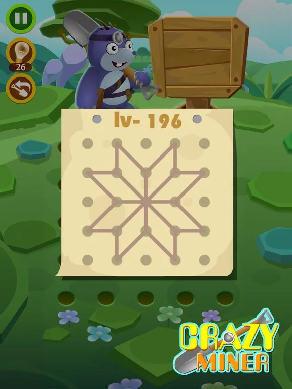 Crazy Miner - Puzzle Line