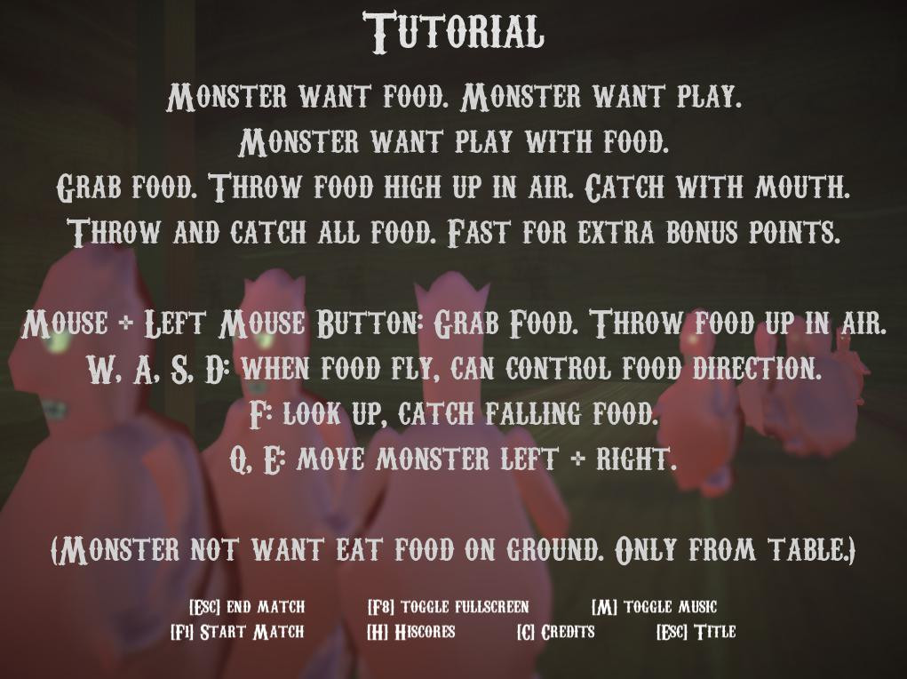 Monster Sports: Eating (itch)