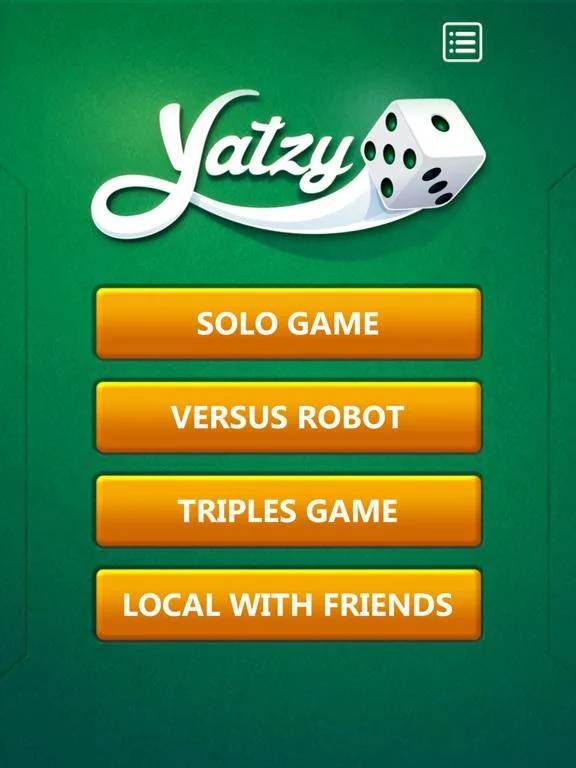 Yatzy Dice Game