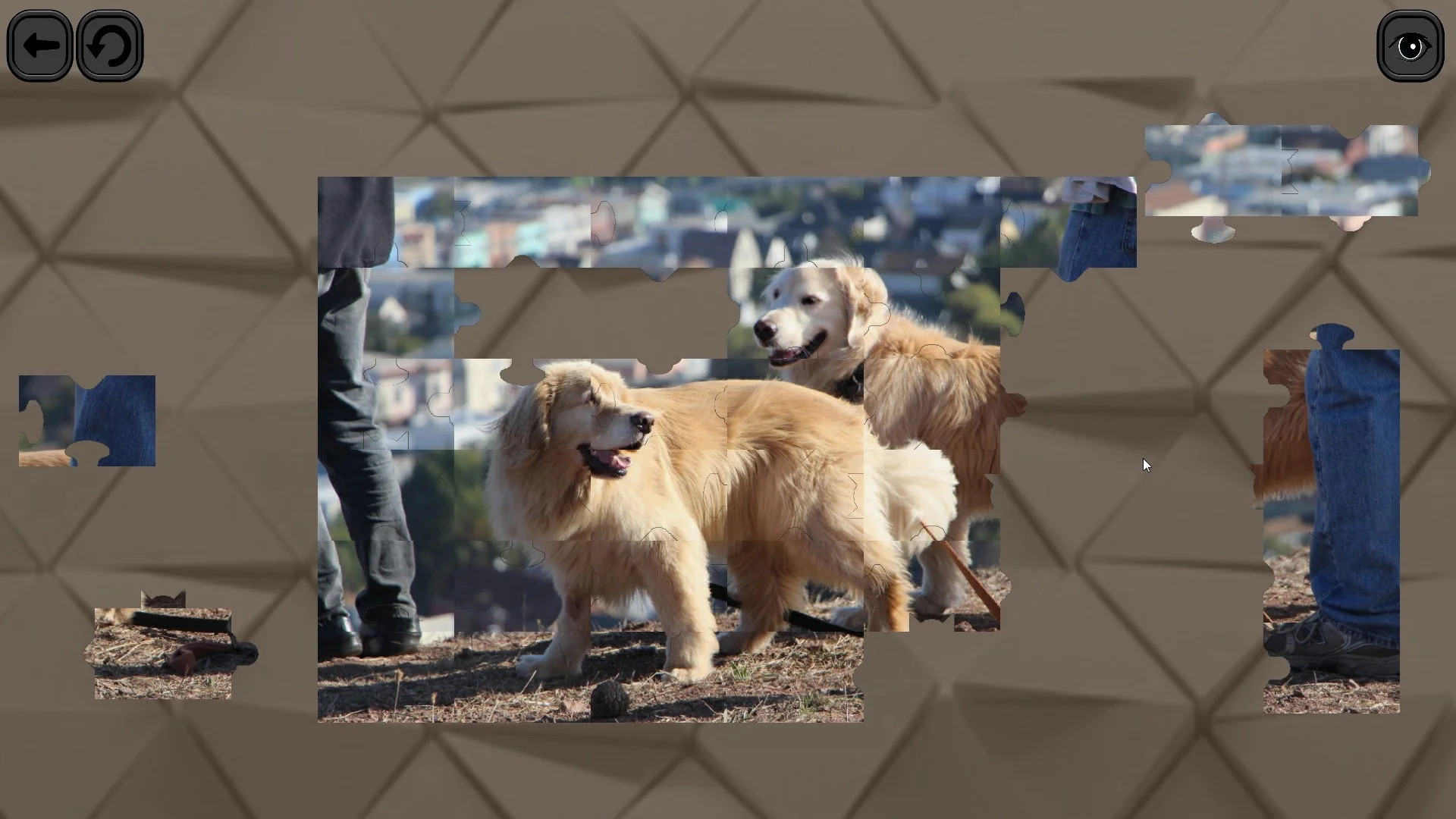 Puzzles for smart: Dogs