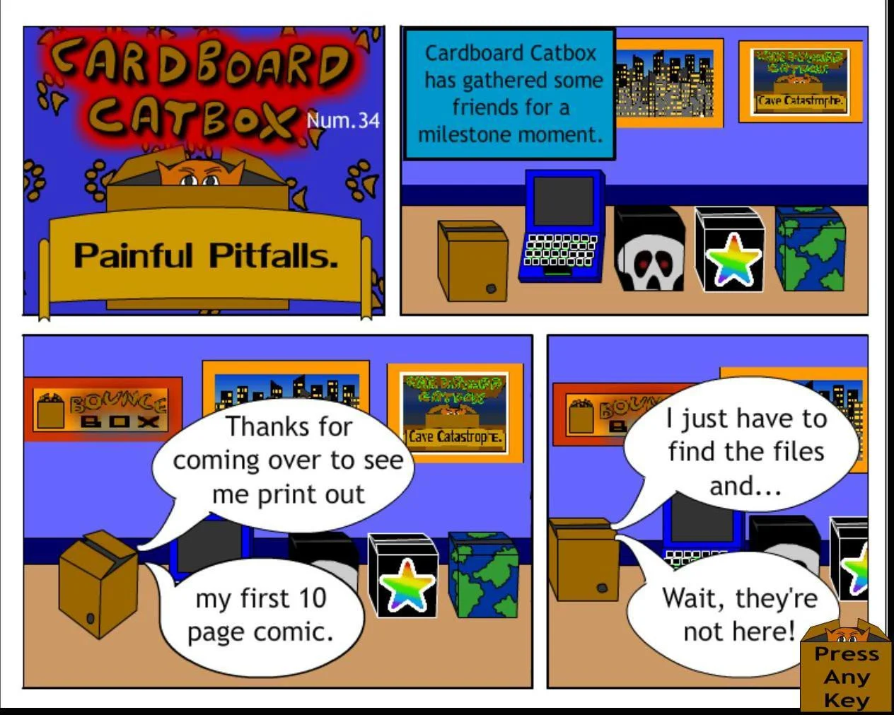 Cardboard Catbox Painful Pitfalls (itch) Cardboard Catbox Painful Pitfalls (itch)