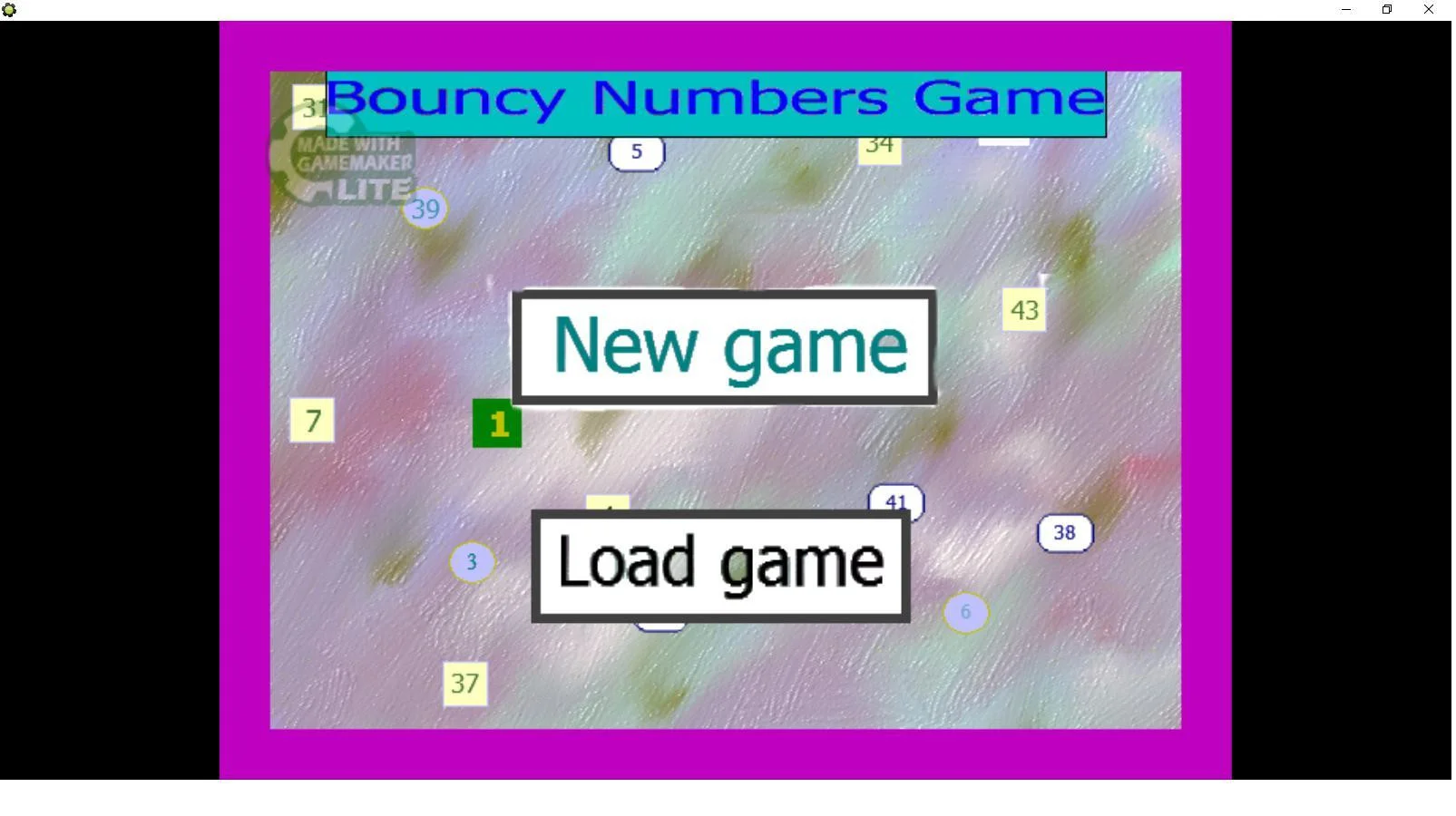 Bouncy Numbers Game (itch) Bouncy Numbers Game (itch)