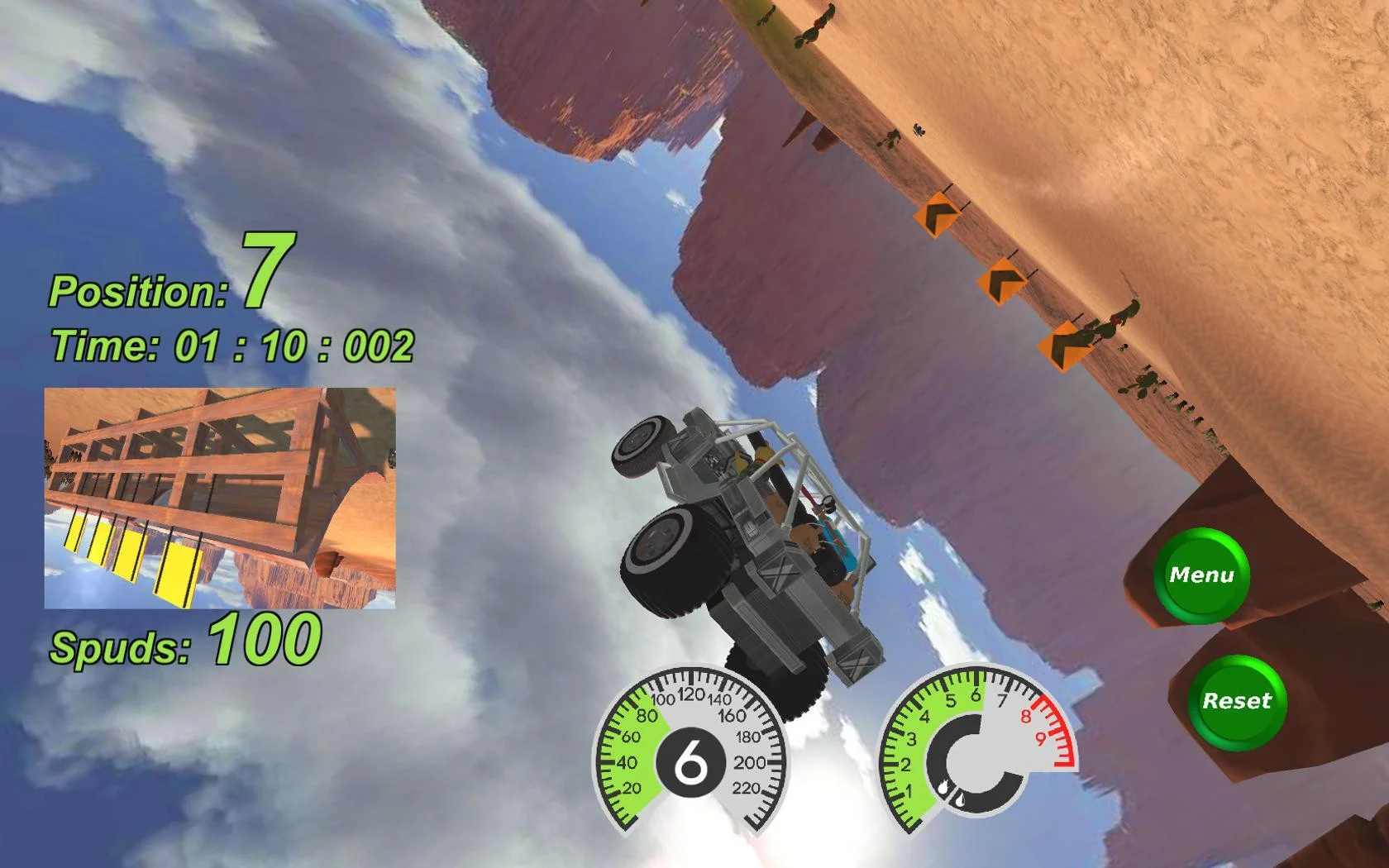 Hunter Nacho: Desert Death Race (itch)