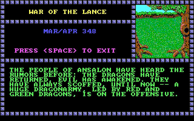 Рецензии War of the Lance