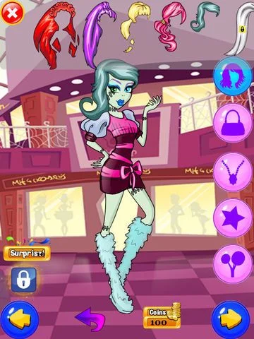 Monster Girls Fashion Beauty Makeover & Dress Up: Style the Fashionistas Monster Girls Fashion Beauty Makeover & Dress Up: Style the Fashionistas