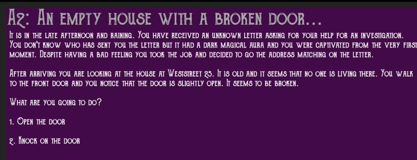 Text Detective Game (itch) Text Detective Game (itch)
