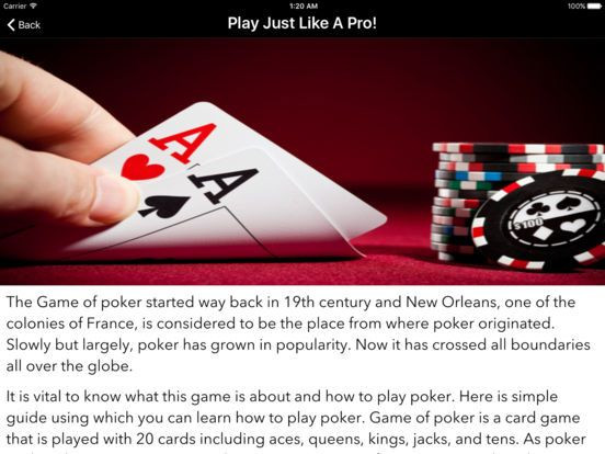 Статьи по How To Play Poker