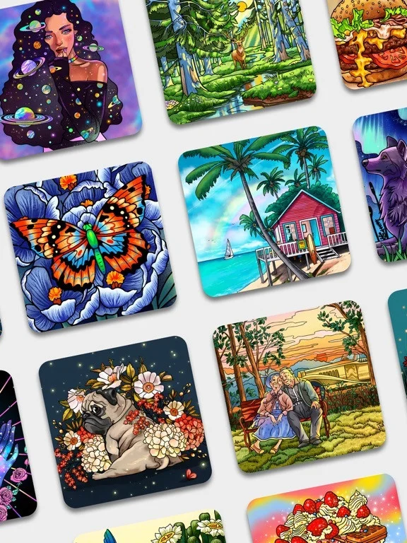 Paint by Number Coloring Games Paint by Number Coloring Games