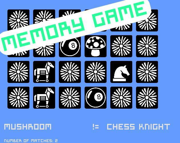 Новости о Memory Game (Tzoop) (itch)