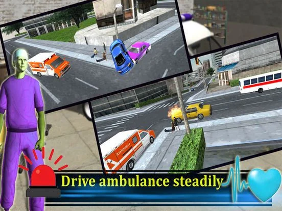 Ambulance Rescue Driver 3d 2016: free game Ambulance Rescue Driver 3d 2016: free game