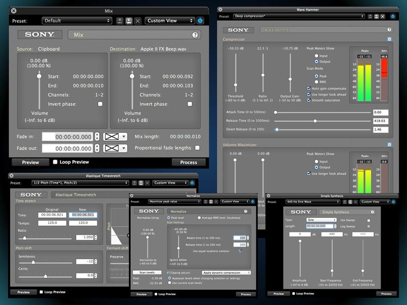 Sound Forge Mac 2.0 - Steam Powered Sound Forge Mac 2.0 - Steam Powered