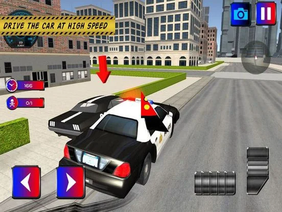 Police vs Gangster Escape: Car