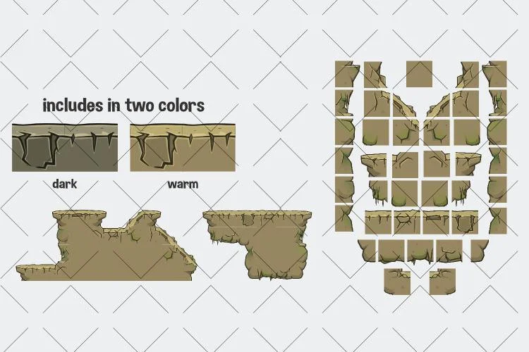 Cave tile set (itch) Cave tile set (itch)