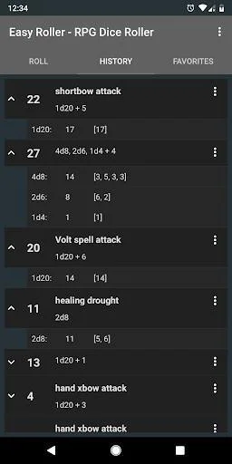 Easy Roller - RPG Dice Roller