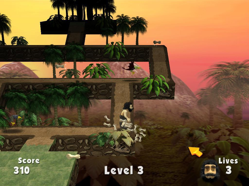 Ape Vs. Caveman for Raspberry Pi (itch)