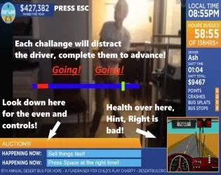 Desert Bus, The Game, The Movie, The Game (DB8) (itch) Desert Bus, The Game, The Movie, The Game (DB8) (itch)