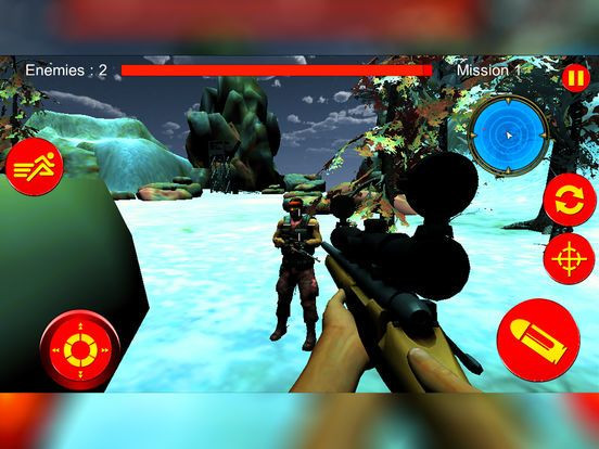 Modern Commando Strike: Commando in Night Battle
