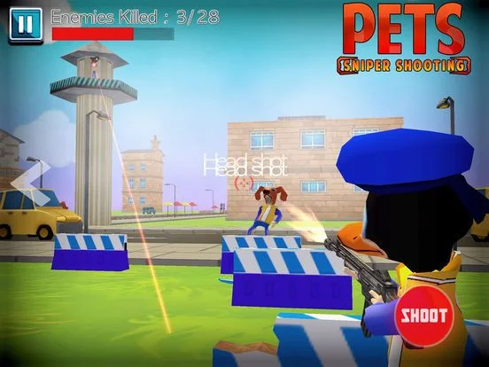 Pets Sniper Shooting Pixel Gun