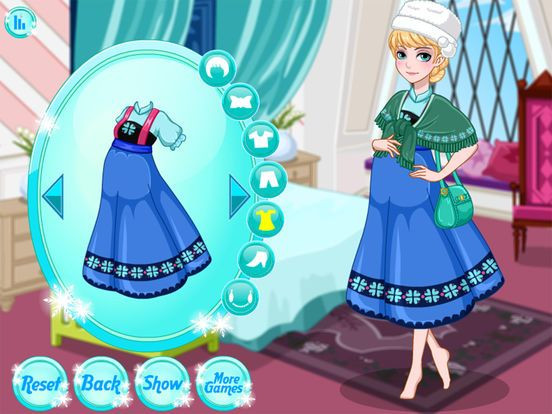 Snow Queen dress-up games - girls games (iOS, AR)
