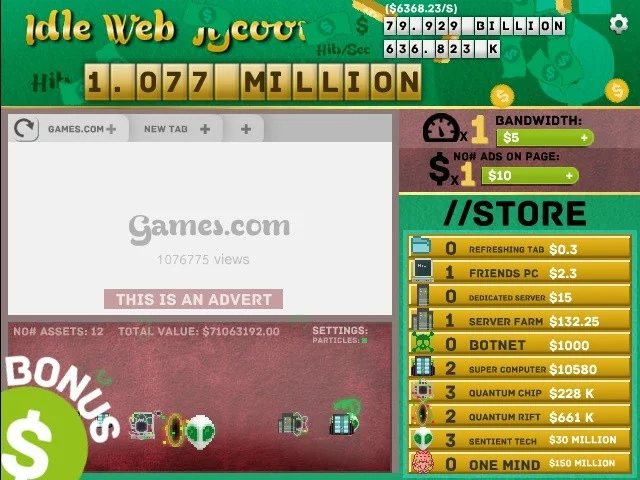 IDLE Web Tycoon (AbdullaAnees) (itch)