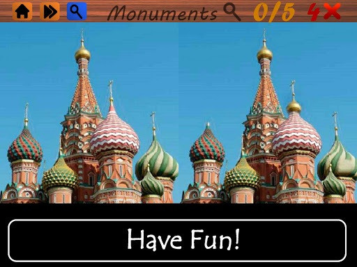 Spot the Differences Monuments Spot the Differences Monuments