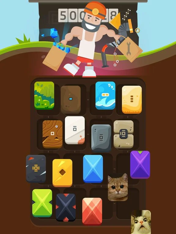 Drilla: idle digging gold mine