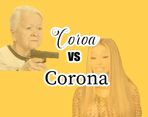 Coroa contra o corona (itch)