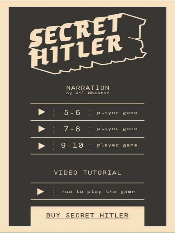 Secret Hitler Companion Secret Hitler Companion