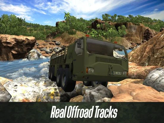 Army Truck Offroad Simulator 3D - Drive military truck!