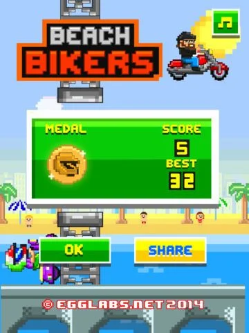 Beach Bikers - Free Retro 8-bit Pixel Motorcycle Games Beach Bikers - Free Retro 8-bit Pixel Motorcycle Games