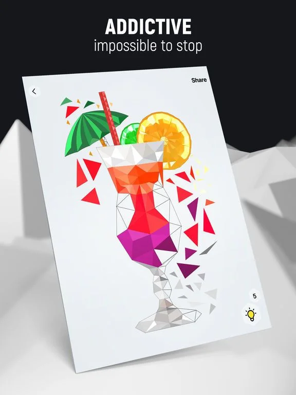 POLY ART - Coloring Puzzle POLY ART - Coloring Puzzle