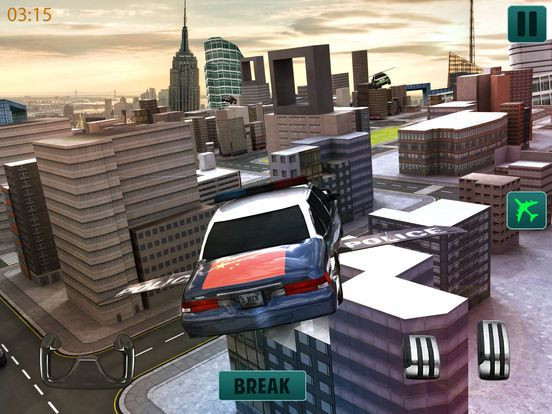 Free flying police car games Free flying police car games