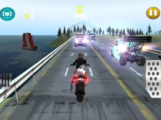 Dirt Bike Beach Highway Traffic Race Game Dirt Bike Beach Highway Traffic Race Game