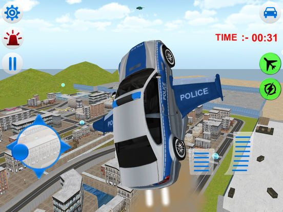 Flying Real police car driver simulator Flying Real police car driver simulator